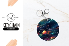 Colorful Planets And Stars In Cosmic Space Product Image 1