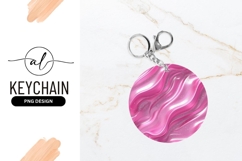 Pink Swirls with White Highlights and Glitter Effect Product Image 1