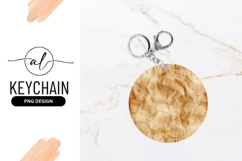 Circular Brown Paper Texture with Crinkles and Cracks Product Image 1