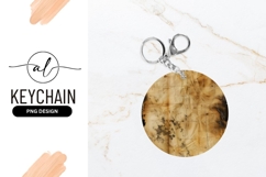 Burnt and Crinkled Paper Circle Texture with Black Stains Product Image 1