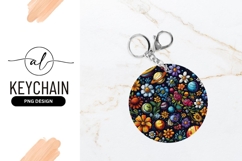 Colorful Floral Space Illustration with Planets and Flowers Product Image 1