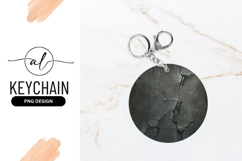 Cracked Dark Gray Wall Texture in a Round Shape image Product Image 1