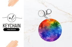 Abstract Round Watercolor Texture Art Design Product Image 1