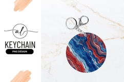 Red White Blue Abstract Circle Illustration Product Image 1