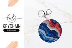 Abstract Red White And Blue Swirls Product Image 1