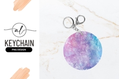 Abstract Circular Texture For Round Keychain Design Product Image 1
