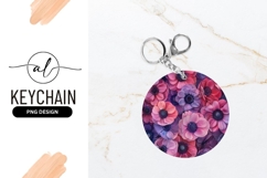 Colorful Anemone Flowers in a Round Arrangement with Pink Product Image 1