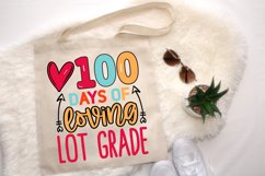 100 days of loving lot grade Svg, 100 Days Svg Design Product Image 4