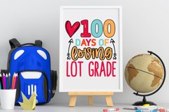 100 days of loving lot grade Svg, 100 Days Svg Design Product Image 2