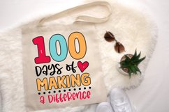 100 days of making a difference Svg, 100 Days Svg Design Product Image 4