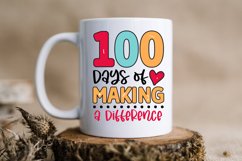 100 days of making a difference Svg, 100 Days Svg Design Product Image 3