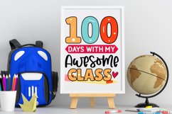 100 days with my awesome class Svg, 100 Days Svg Design Product Image 2