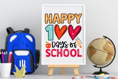 Happy 100 days of school Svg, 100 Days Svg Design Product Image 3