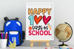 Happy 100 days of school Svg, 100 Days Svg Design Product Image 3