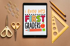 I love my first graders Svg, 100 Days Svg Design Product Image 5