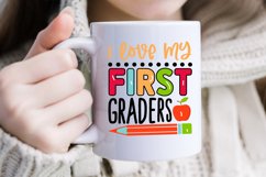 I love my first graders Svg, 100 Days Svg Design Product Image 4