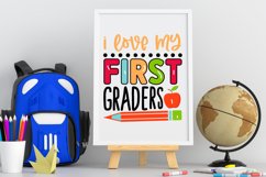I love my first graders Svg, 100 Days Svg Design Product Image 2