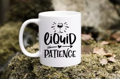 Liquid patience Svg, Wine Lover Svg, Funny Wine Svg Product Image 5
