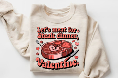 Lets Meat For A Steak Sublimation PNG Design Product Image 3