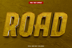 Road 3D editable text effect Product Image 1