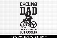 Cycling Dad SVG, Cycling SVG, Cyclist SVG Product Image 1