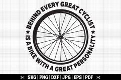 Cycling Inspirational Quote, Cycling SVG, Cyclist SVG Product Image 1