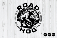 Road Hog SVG, Hog Hunter SVG, Hog SVG, Wild Boar SVG Product Image 1