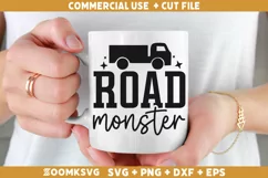 Road Monster SVG | Trucker SVG | Truck SVG | Driver SVG Product Image 1