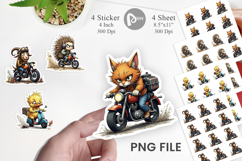 Road Rage Critters Sticker Product Image 1