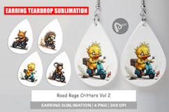 Earring Road Rage Critters Product Image 1