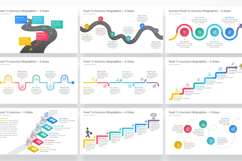 Road to Success Infographics PowerPoint Templates Product Image 3