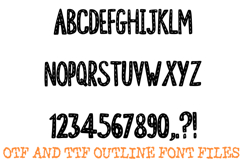 Roadtrip Stitch Alphabet Lettering Font Sewing ABC OTF Product Image 2