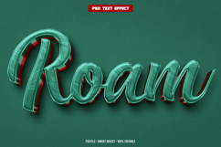 Roam 3D editable text effect Product Image 1