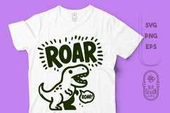 ROAR | Trex Tshirt Design Product Image 1