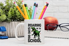 Roaring In To 100 Day of School SVG, School SVG Design Product Image 3