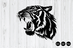 Roaring Tiger SVG, Tiger SVG, Animal SVG Product Image 1