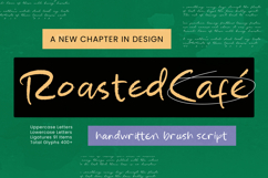 Roasted Cafe - Handwritten Brush Script Product Image 1