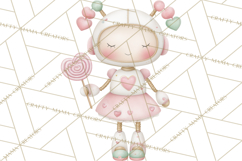 Robot Valentine Clipart PNG Futuristic Couple Mechanic Love Product Image 5