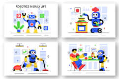 10 Robotics in Daily Life Illustration Product Image 2