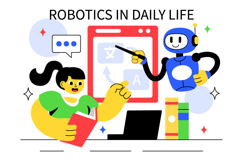 10 Robotics in Daily Life Illustration Product Image 4