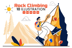 10 Rock Climbing Illustration Product Image 1