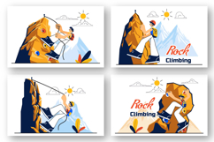 10 Rock Climbing Illustration Product Image 2
