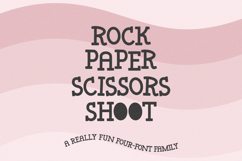 Rock Paper Scissors Shoot - A Handwritten Serif Family Product Image 1