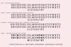 Rock Paper Scissors Shoot - A Handwritten Serif Family Product Image 10