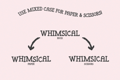 Rock Paper Scissors Shoot - A Handwritten Serif Family Product Image 4