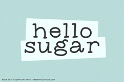 Rock Salt Typewriter Serif Product Image 7