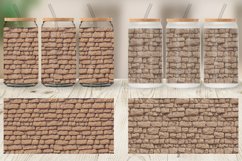 Glass Can Wraps Rock Wall Vintage Product Image 3
