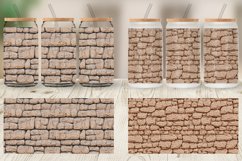 Glass Can Wraps Rock Wall Vintage Product Image 4