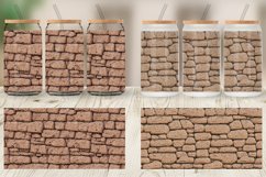 Glass Can Wraps Rock Wall Vintage Product Image 5
