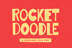 Rocket Doodle a Handwriting Ugly Font Product Image 1